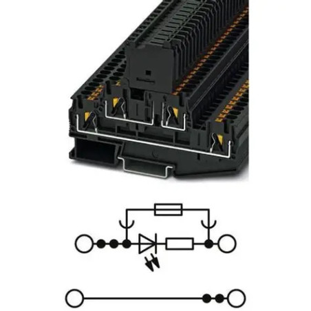 BORNE DE CARRIL PARA FUSIBLE