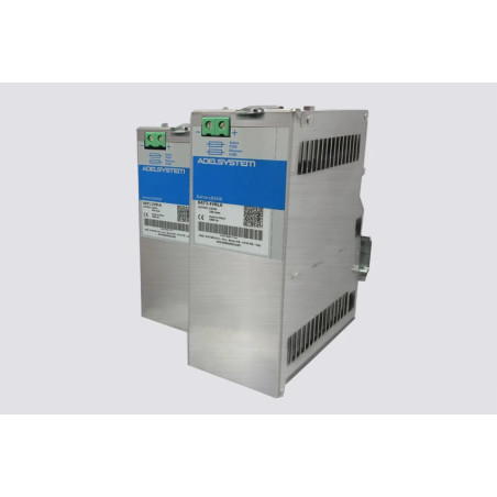 BANCO DE BATERÍAS 2 BATT + CAJA SALIDA DIN: 24 V CC (2 X 1,2 AH) ADELSYSTEM