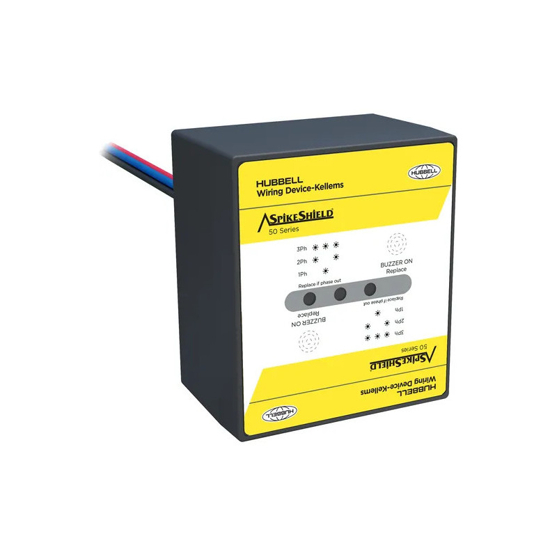 SPIKESHIELD™, BLOQUE SPD, 50KA, 120/240V, 1S, DISPOSITIVO DE PANEL DE CONTRASOBRETENSIÓN (SPD) PANEL