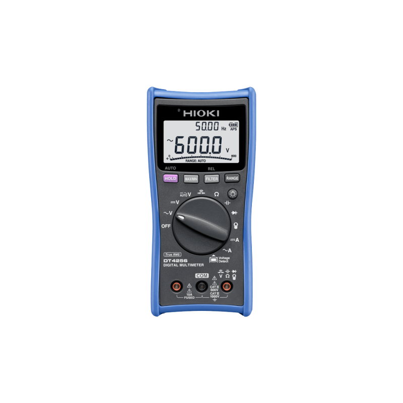 HIOKI DT4256 TRMS DMM, 1000V AC/DC, 11 FUNCIONES, ENTRADA DIRECTA 10A
